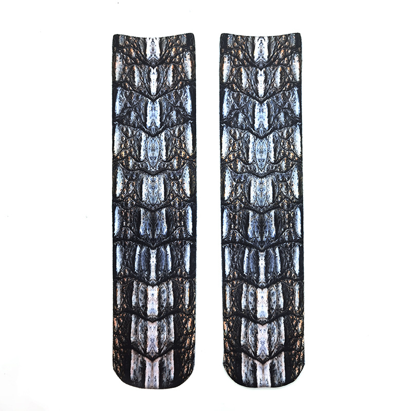 Tiktok popular 3D animal calcetines Impresión digital simulación calcetines gato y perro diversión divertida personalidad niños adultos al por mayor