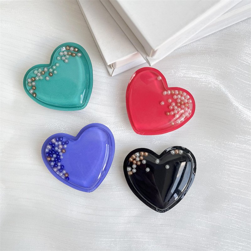 20g Weight Mobile Phone Universal Applicable Brands Airbag Bracket Classification plastic Material Heart Shape Pattern Casual, Simple Style Style Heart Shape Plastic Casual Simple Style Mobile Phone Universal Airbag Bracket 1