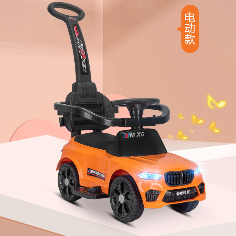 Carro eléctrico para niños, carro de carga y deslizamiento, carro de mano ligero, carro de patinaje infantil anti-rollback de 13 años