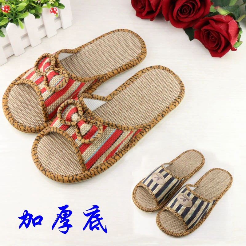 Summer slide with bow for beloved for men and women, slippers platform