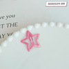 INS Star Pentagon BB BB Crusted hair card Vitality Girl hair clip Sweet Girl Liu Hai clip side side clip