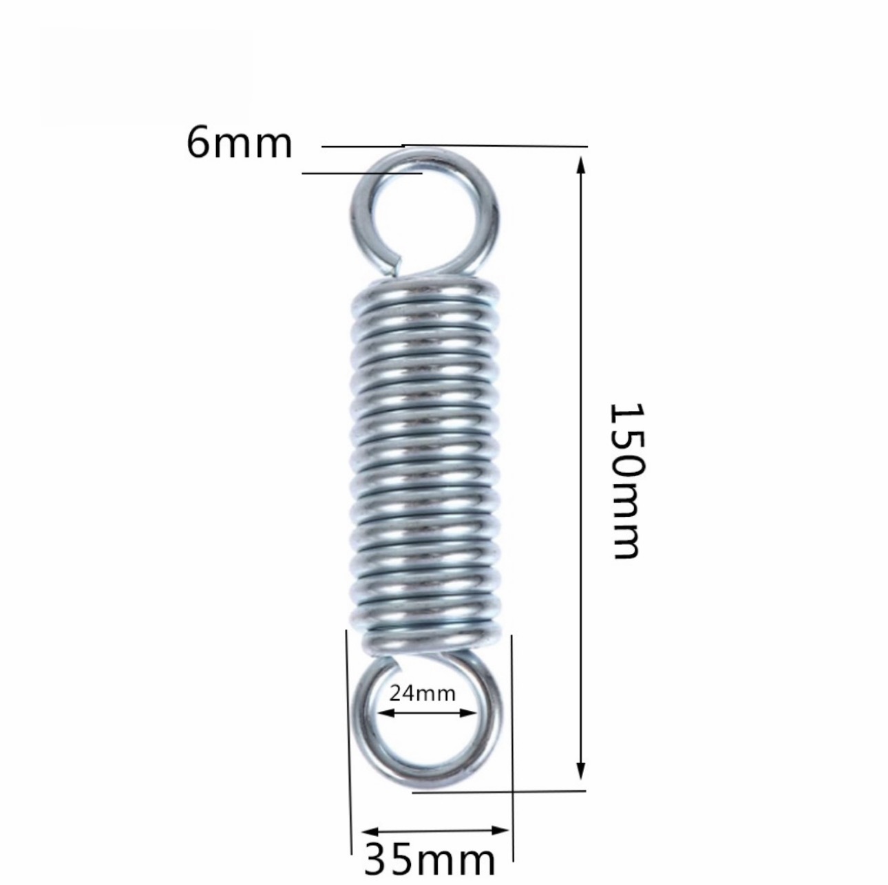 Пружина-амортизатор Haohong Metal 6x150 мм