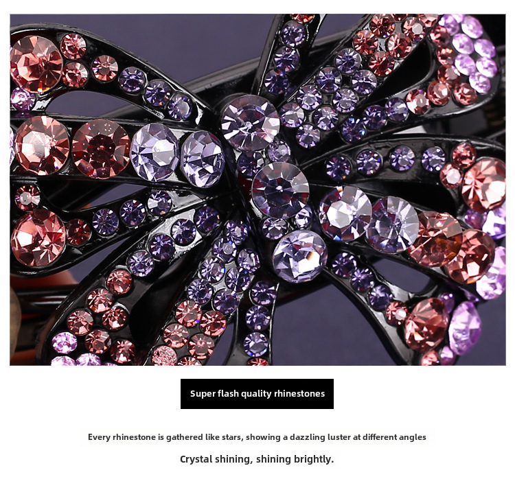 Molletta per capelli farfalla con strass accessorio retro donna_voghion.com