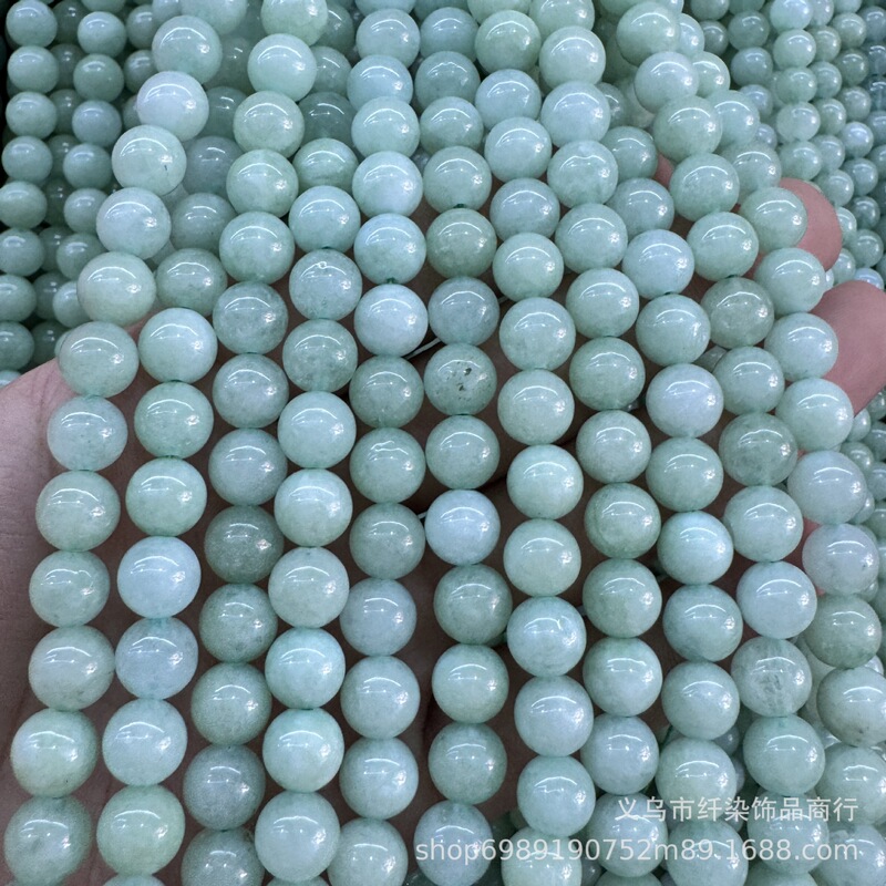 天然石优化彩色玉石紫水晶珠子diy圆珠手链玉髓玛瑙串珠配件饰品|undefined