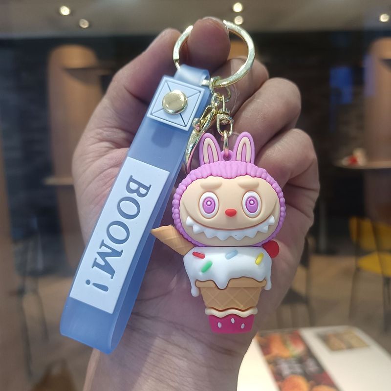 クリエイティブホットスタイルラブブキーホルダー漫画リトルシープペンダントおもちゃベビーグラバーかわいいキーチェーンリング卸売|undefined