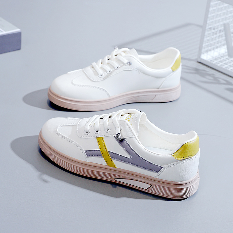 Kleine Witte Schoenen Dames S Lente Nieuwe Sport Koreaanse Versie Alle Match Student Platte Casual D_voghion.com