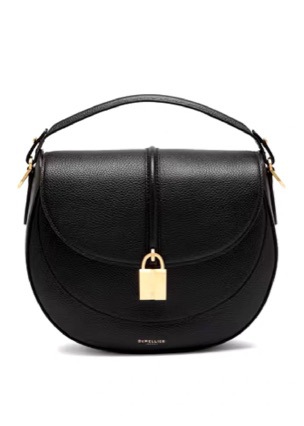 Women's Saddle Shoulder Bag Genuine Leather Chain Handbag_voghion.com