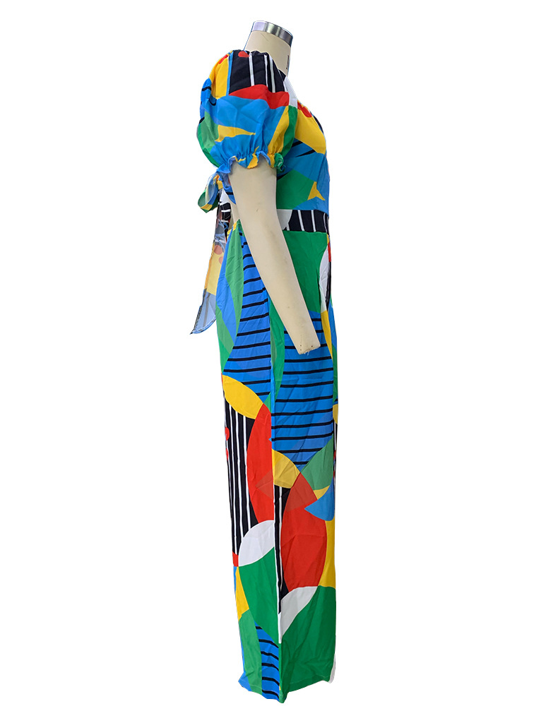 Women's Daily Bodysuits Casual Color Block Full Length Backless Jumpsuits display picture 3