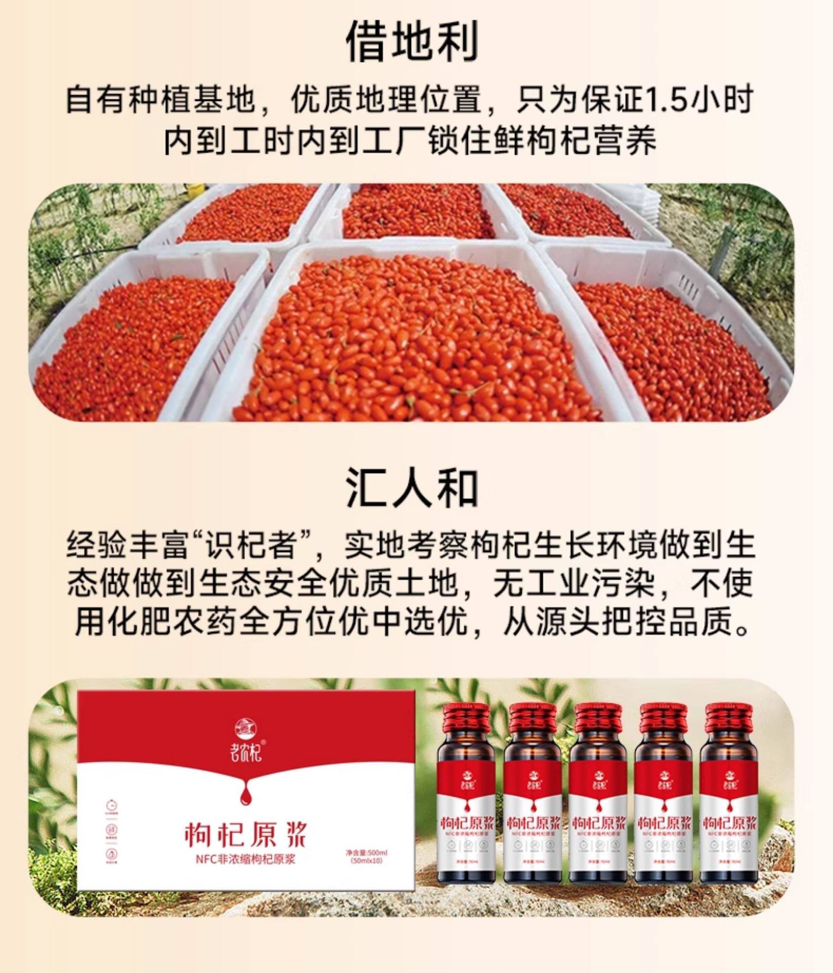 Organic Sea Buckthorn Goji Black Goji Berry Puree Juice Blend 500ml Fresh Pressed Herbal Drink quality and texture