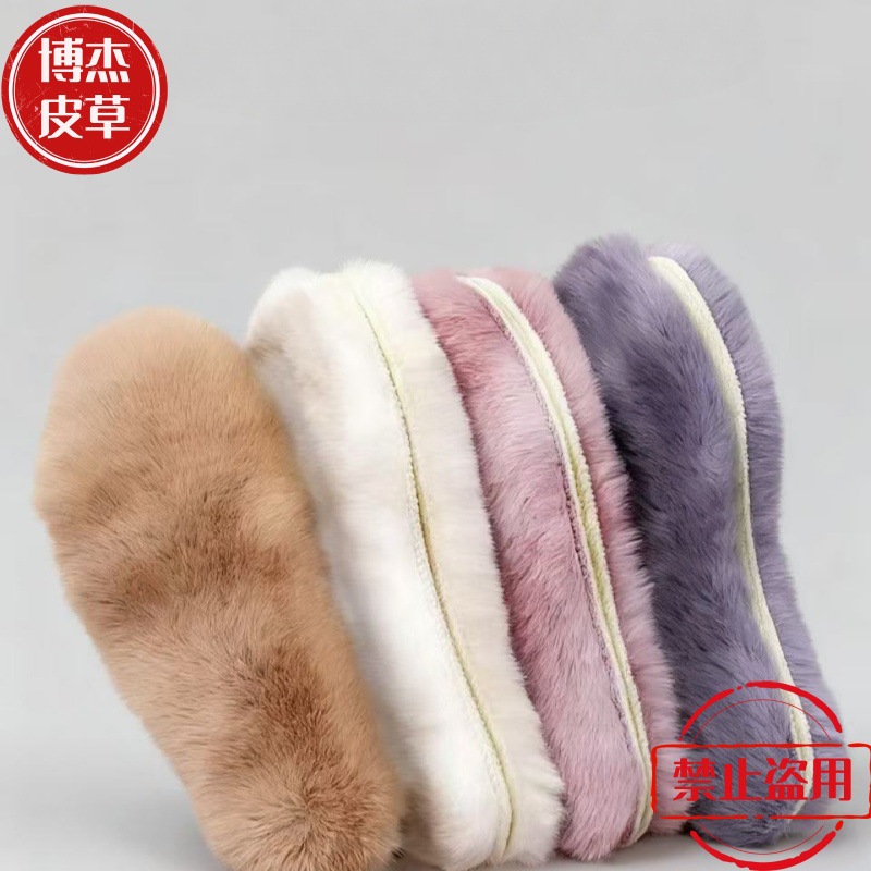 跨境供应鞋垫冬季加绒加厚男女同款鞋垫仿兔毛鞋垫保暖鞋垫棉鞋垫