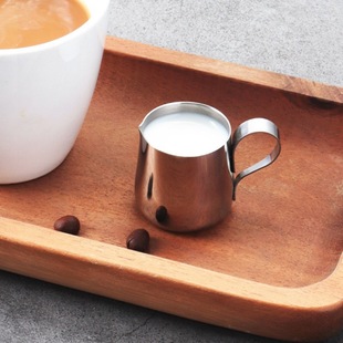 Ultra-Small 304 Stainless Steel Mini Milk Jug Latte Art Cup with Pointed Spout, Small Milk Jug, Coffee Milk Cup, Coffee Tool