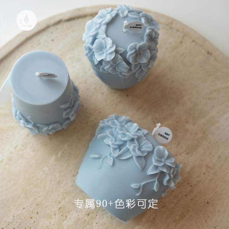 Velas aromáticas con forma de vid, adornos decorativos, recuerdos, venta al por mayor, productos artesanales de alta gama populares