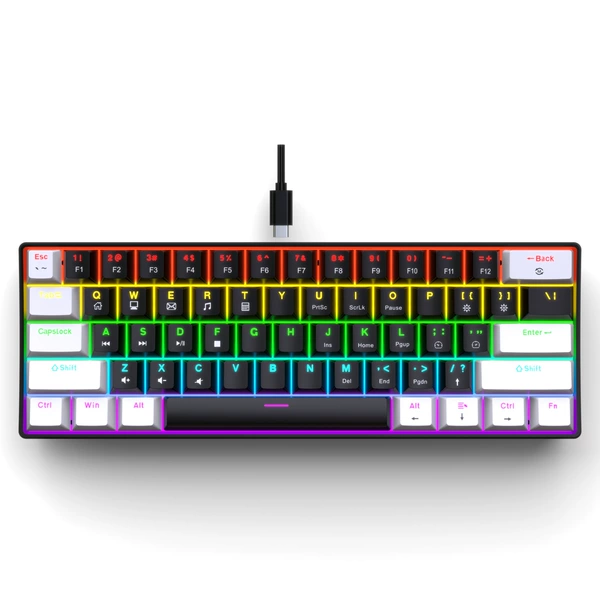 K33 key line separated white and black color matching