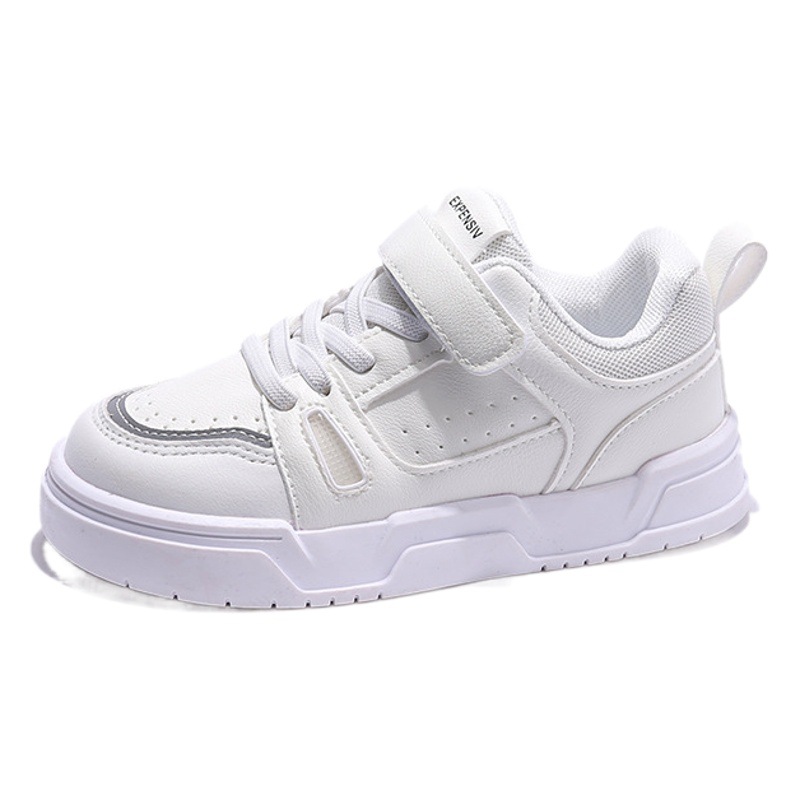 Venta al por mayor de calzado infantil para primavera y otoño 2025, zapatillas deportivas para niños, zapatillas deportivas blancas para estudiantes, zapatillas deportivas populares para niños, dropshipping