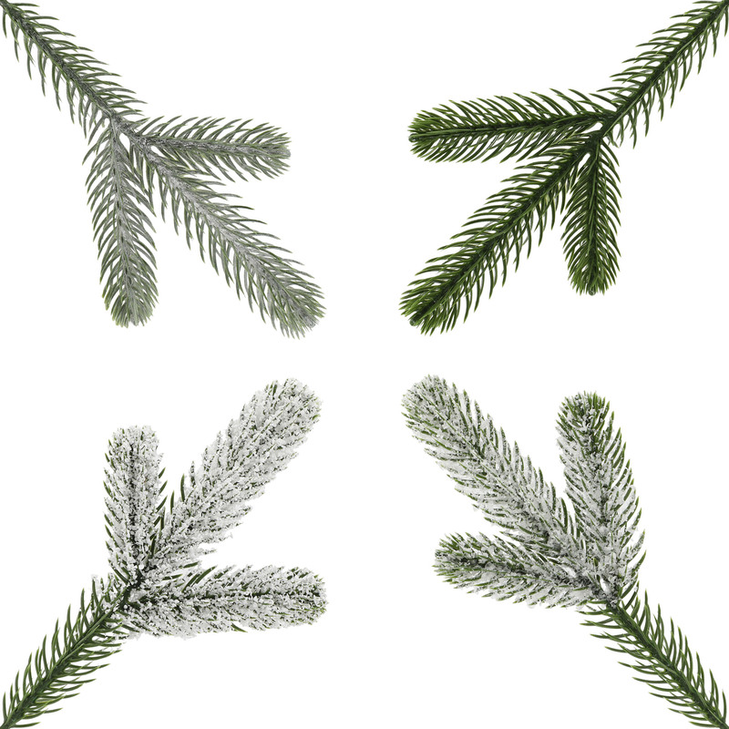 人工緑植物、三叉松葉、クリスマス、結婚式用アクセサリー、装飾、人工花、松枝、植物、プラスチック製造花、卸売|undefined