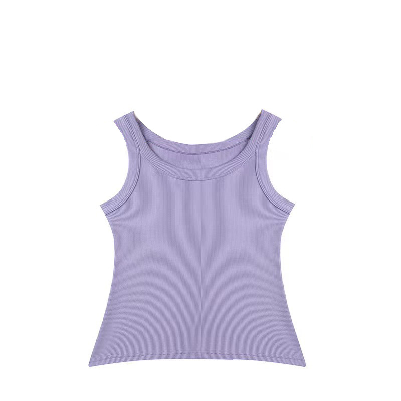 2024 New Thread Sleeveless Sling Women's Vest Base Shirt Inner Wear Fashion Slim-fit Underwear Skin-friendly Breathable