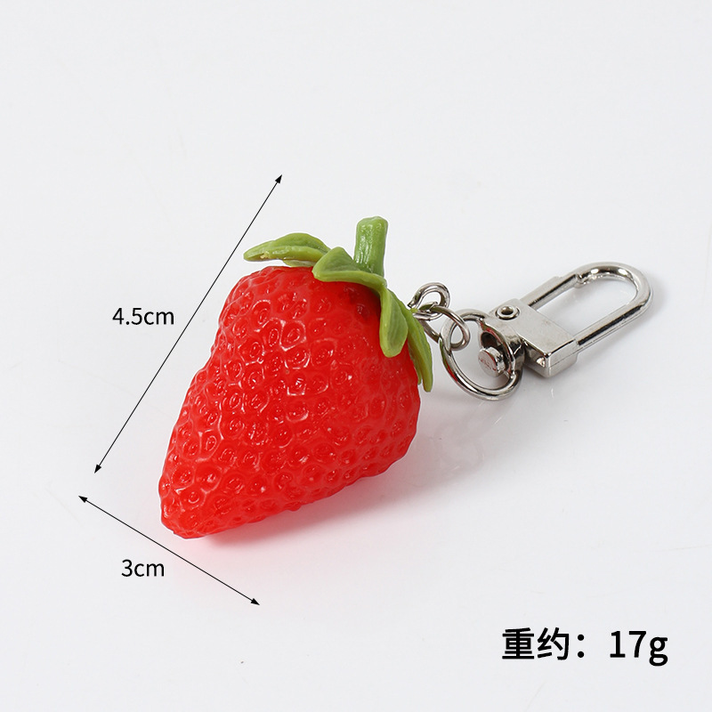 イチゴのスイカのリンゴのみかんのバナナのライチのキーホルダーのアイデアをシミュレーションします。|undefined