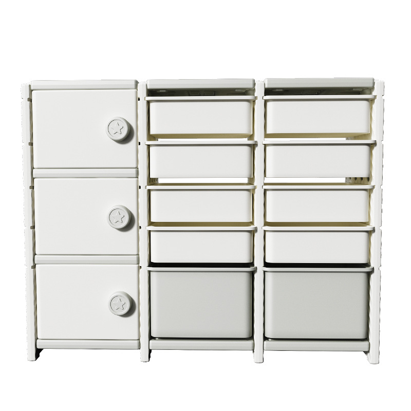 子供用玩具収納棚床置き多層家庭用赤ちゃん置物玩具棚簡易分類整理箱ロッカー