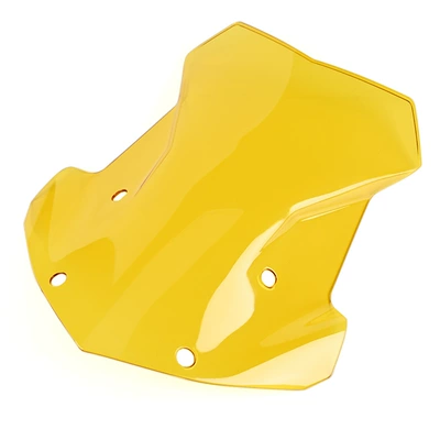 modified front windshield raised – Motorcycle front windshield - yellow