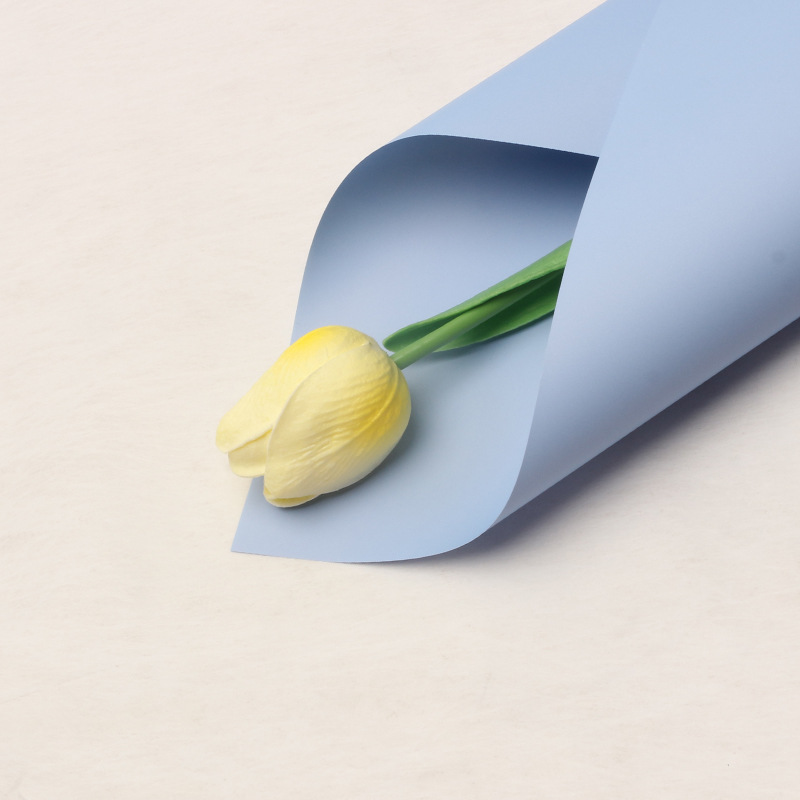 Estilo coreano primer amor color sólido papel ouya mañana niebla mate impermeable papel mate ramo de flores translúcidas papel de embalaje al por mayor