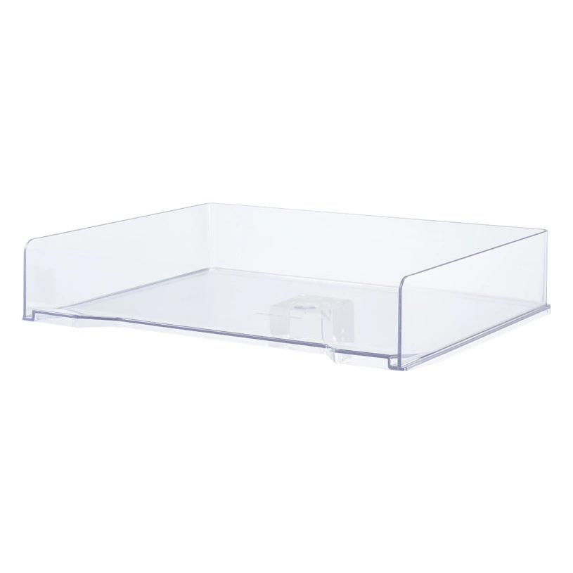 Прозрачный Настольный стеллаж для хранения файлов Стеллаж для хранения офисный стол книга акриловый ящик для отделки данных