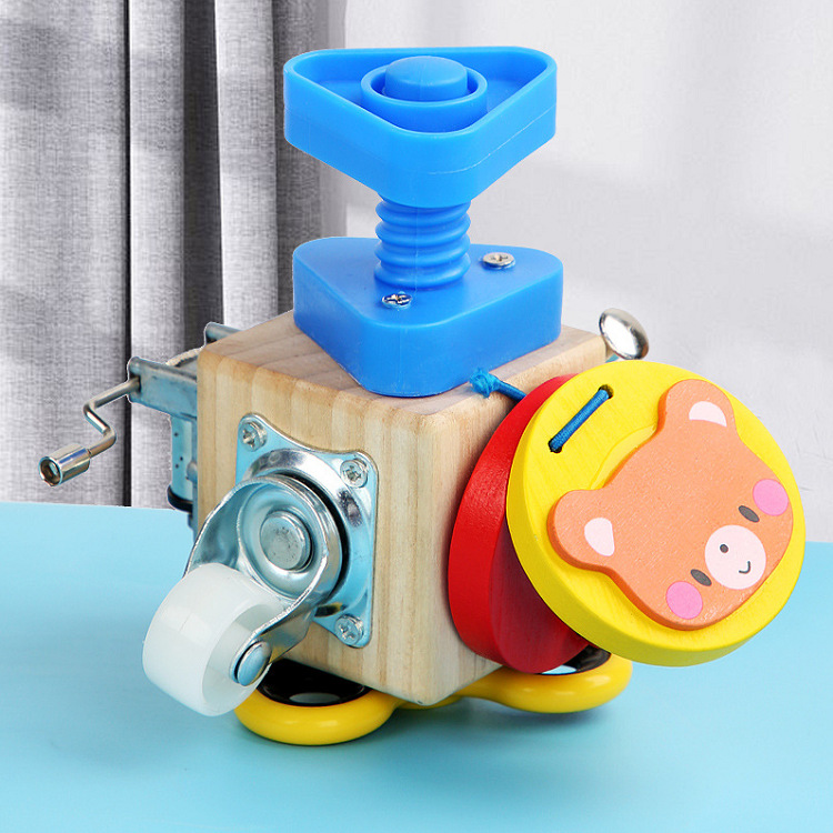 Amazon Puerta de los niños pestillo desbloqueo ocupado tablero casa puerta abridor bebé educación temprana educativo desbloqueo ocupado bloque juguete