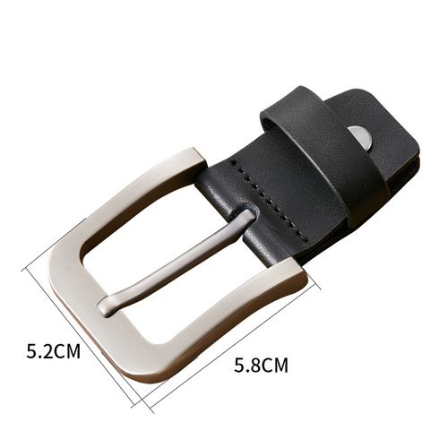 Men's belt buckle, pin buckle belt buckle head 3.8 waist head pants belt buckle pin buckle belt buckle accessory