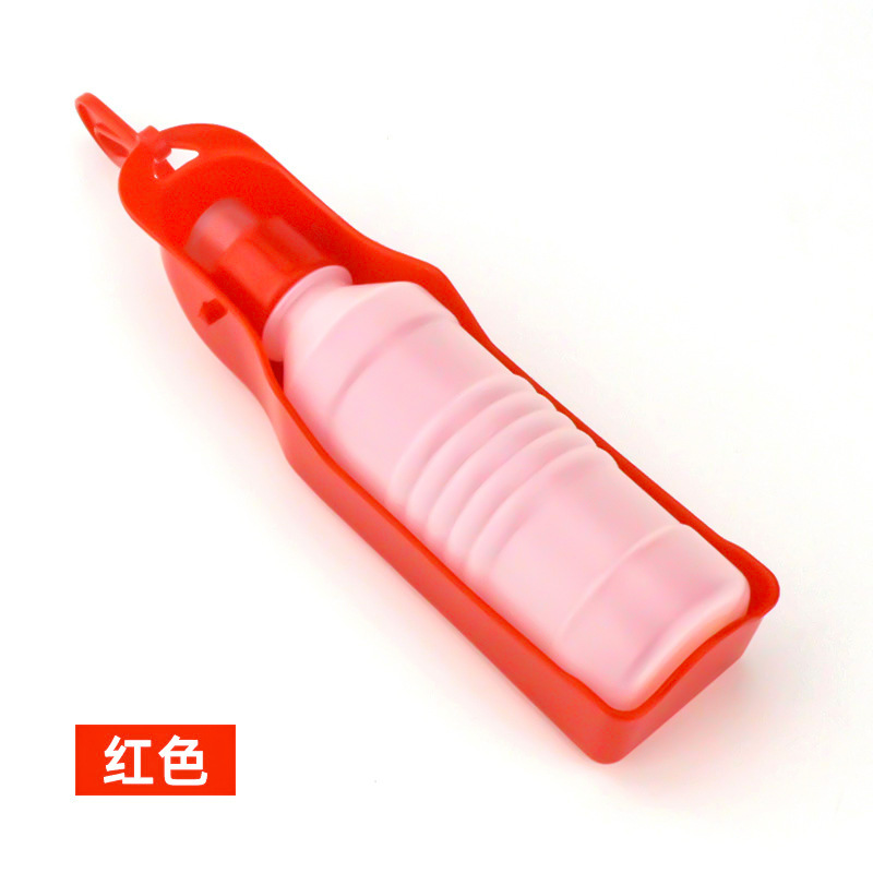 Mayorista fuera portátil mascota taza acompañante pasear perro viaje perro bebida de agua para gatos botella de agua suministros