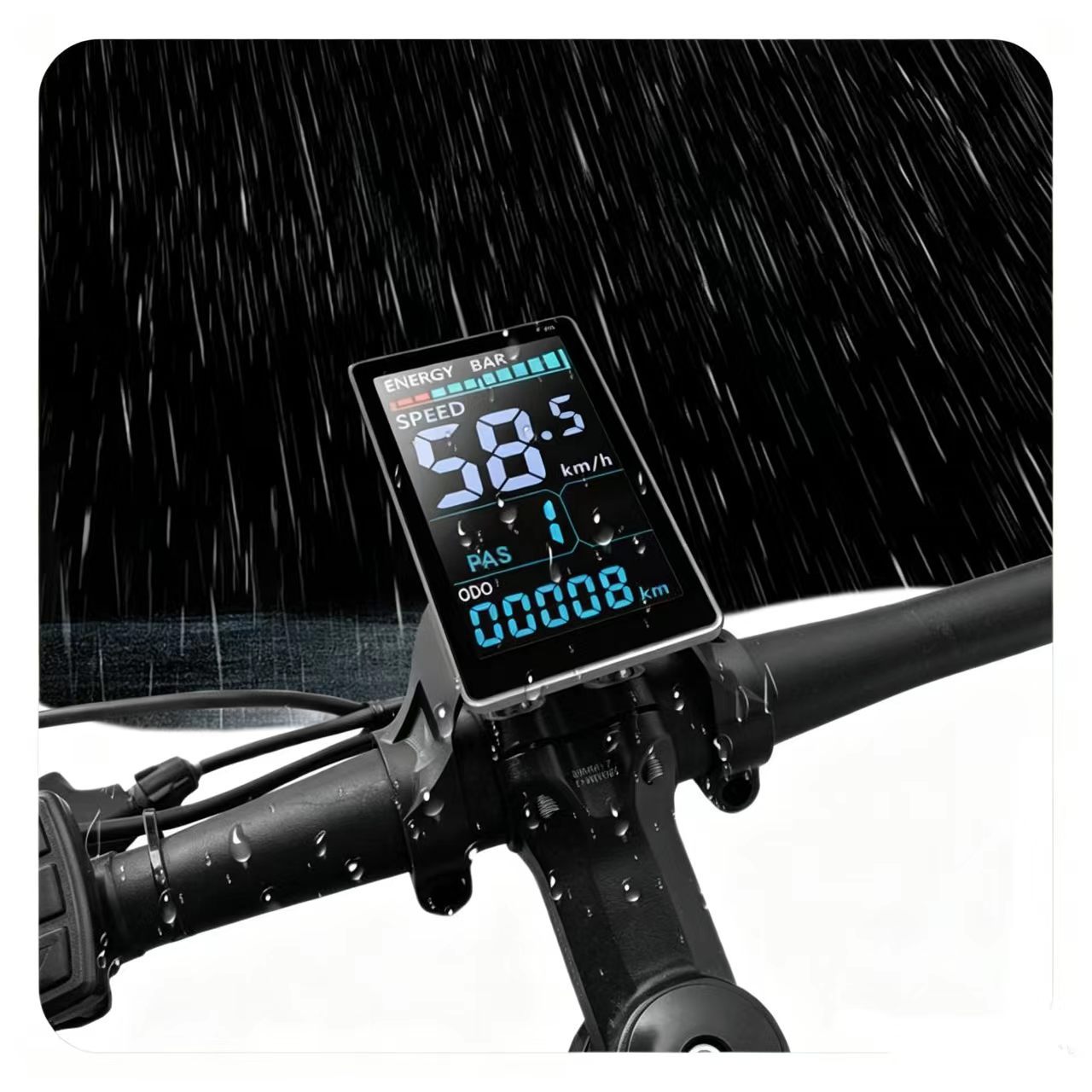 M5 Color Screen Large Screen Lithium Electric Vehicle Accessories Scooter Electric Vehicle Instrument Display Waterproof 5-Core 36V48V60V
