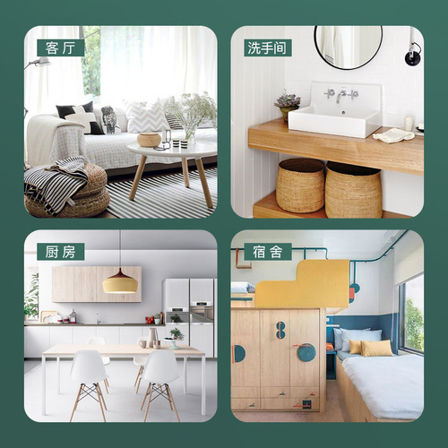 Transparent PS wall-mounted storage box without punching bathroom storage box guest living room wall debris storage box