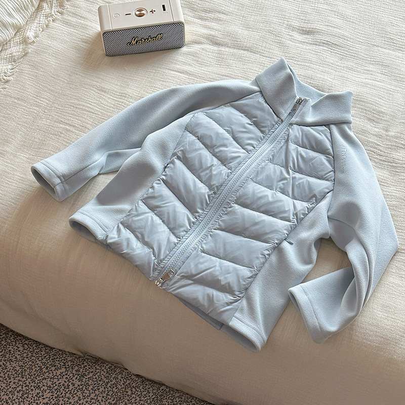 Uniforme escolar artefacto Xie Jin lana ropa de invierno para niños abrigo de niñas 2025 invierno nuevo niño cuello 90 chaqueta de pluma ligera image 8