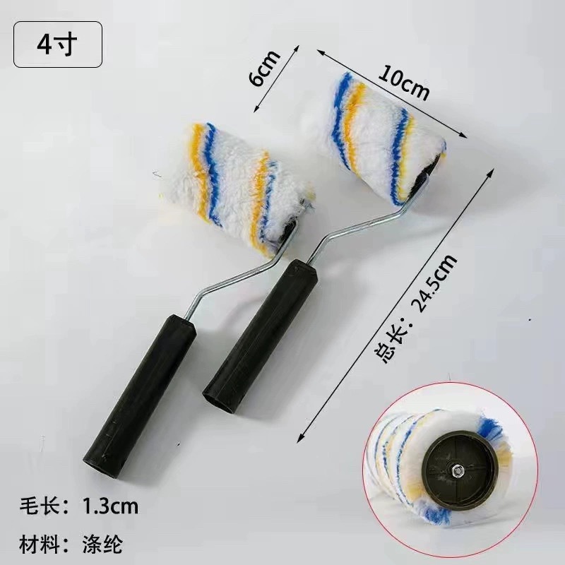 Cepillo de rodillos Cepillo de ángulo no muerto de 9 pulgadas Cepillo de rodillo de alto grado de 4689 pulgadas Cepillo de rodillo de pintura de látex