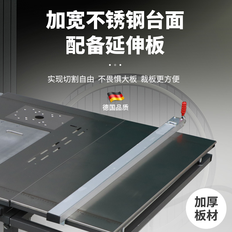 Mesa de sierra sin flexión Beichen Sierra de mesa de empuje de precisión para carpintería Sierra para niños sin polvo Mesa de trabajo especial para decoración de mesa de sierra plegable