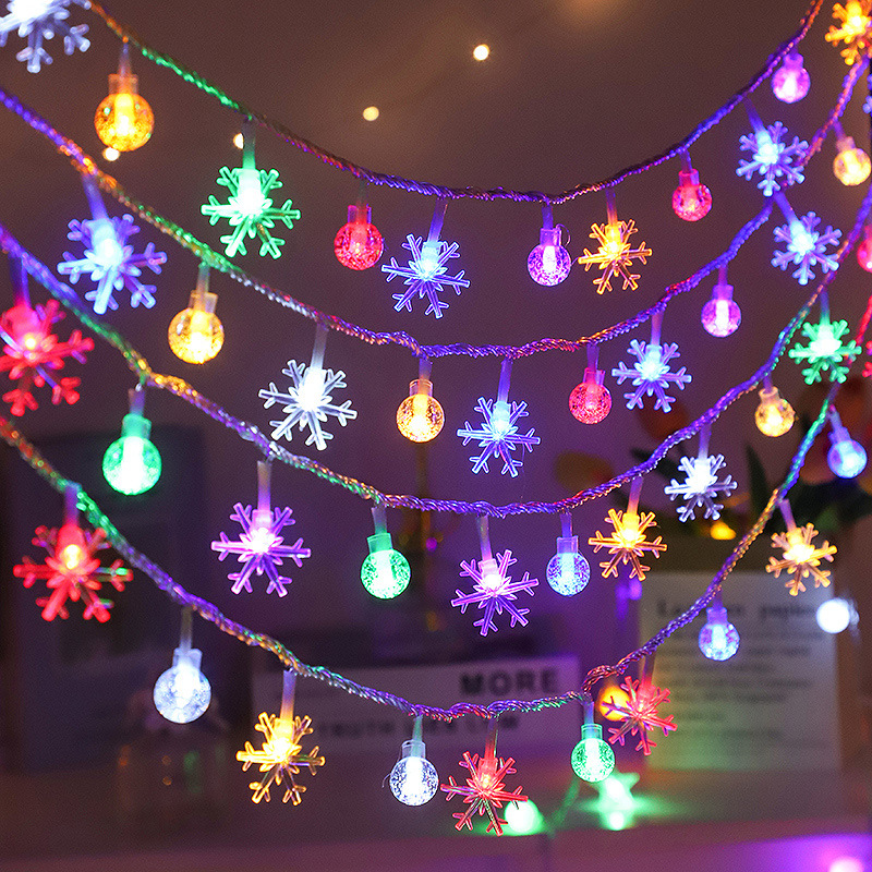 Lámpara solar LED Lámpara de estrella de cadena Lámpara de estrella ins Lámpara de color pequeña Lámpara de decoración de vacaciones de Navidad Lámpara de ambiente de campamento impermeable al aire libre