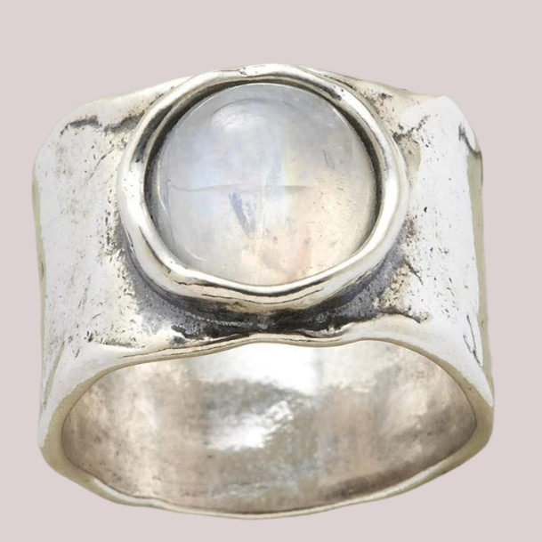 Anello sigillo uomo vintage in acciaio titanio ipoallergenico_voghion.com