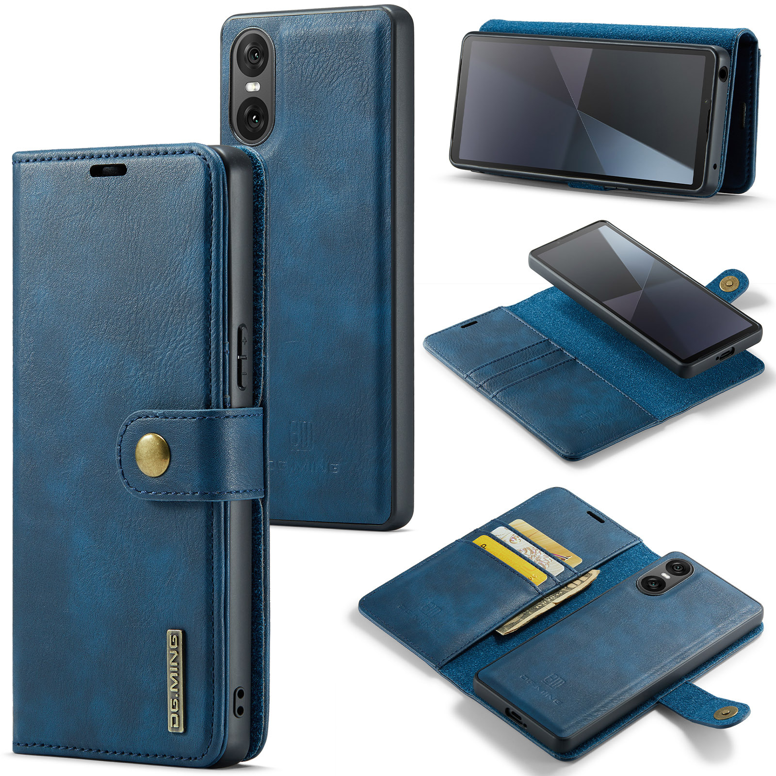 For Sony Xperia 10 VI Mobile Phone Case Xperia 1 VI 2-in -1 Split Leather Case 2024_voghion.com