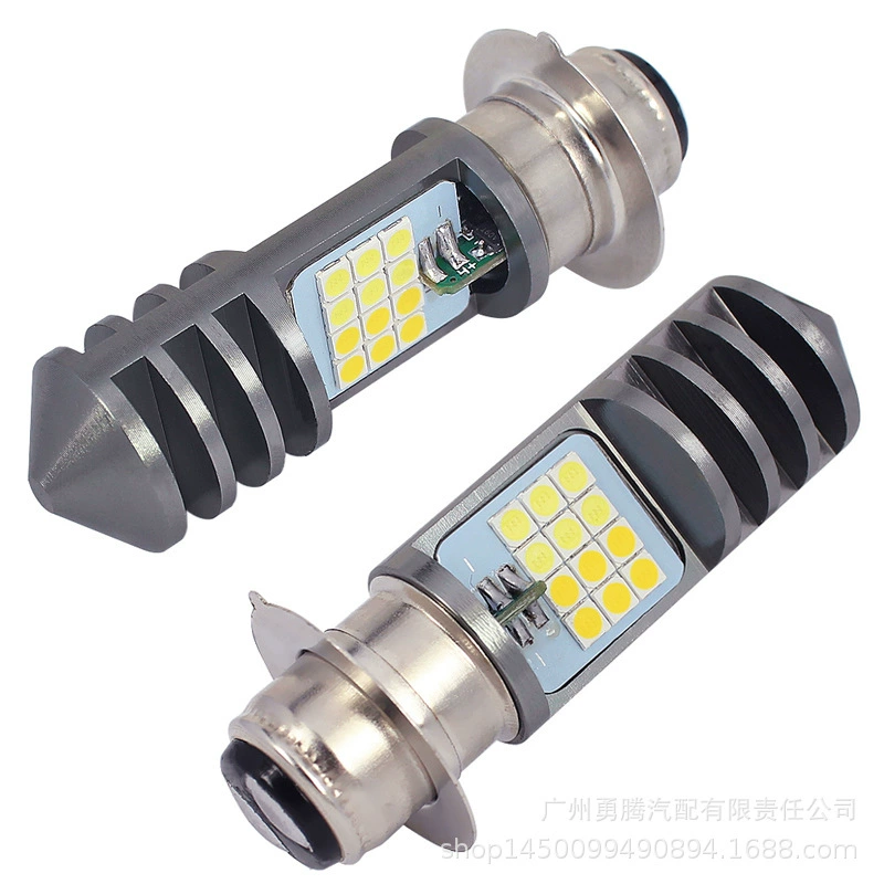 Новое мотоциклетное электрическое транспортное средство H4 H6 PX15D 3030 24LED одно-кисть двойные когти тройная коготь передний свет высокой мощности