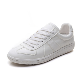 2A09 First-Layer Cowhide Women's Casual Sneakers, New Spring and Autumn Flat-Soled Sports Shoes for Women, Lightweight and Versatile White Shoes