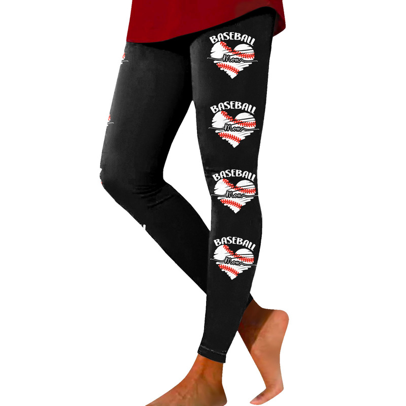 Europe and the United States cross-border 3D printing Valentine's Day series love printing new leggings personalized yoga pants Europe and the United States cross-border 3D printing Valentine's Day series love printing new leggings personalized yoga pants