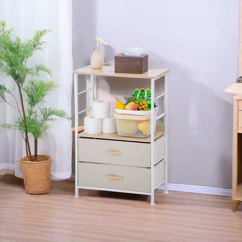 Gabinete de almacenamiento multicapa simple y de gran capacidad con cajón japonés