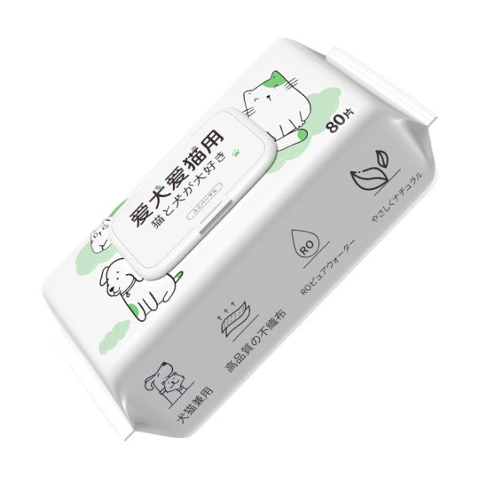 Pet Wet Wipes for Cats and Dogs Wet Wipes Wet Wipes 80 Wet Wipes
