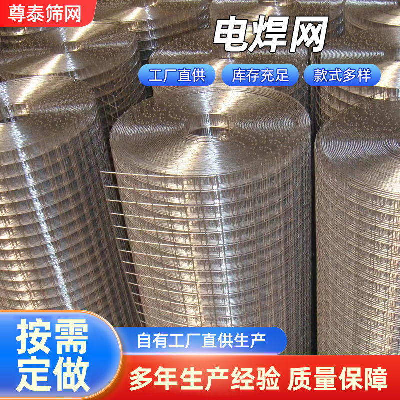 热镀锌电焊网养殖铁丝网内外墙保温铁丝网抹墙网抹墙细铁丝电焊网