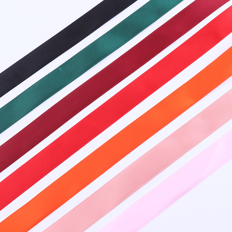 2cm cinta de poliéster arco boda diy fresco ramo fruta caja de regalo embalaje color satén cinta flotante ropa cinta