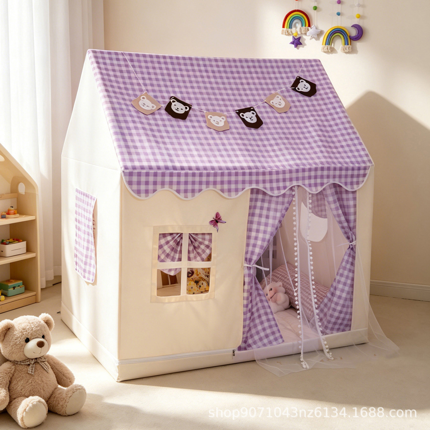 Children's tent indoor castle little house toy house princess dream bed game secret base