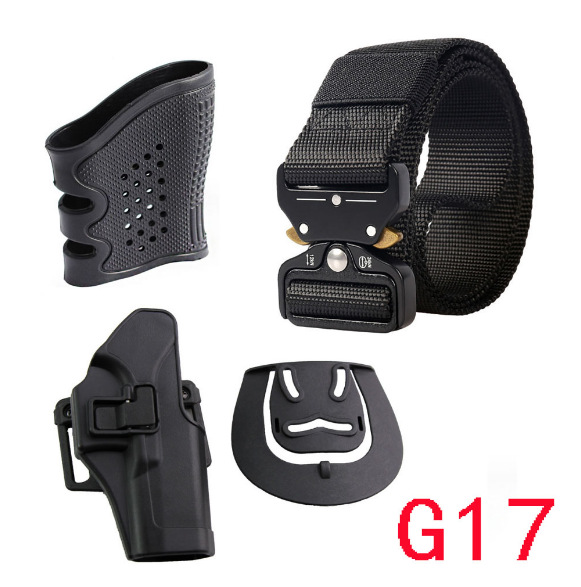 Funda de pistola táctica al aire libre para fanáticos militares transfronterizos, bolsa de pierna de campamento de montañismo al aire libre, funda de pistola invisible táctica de campo CS
