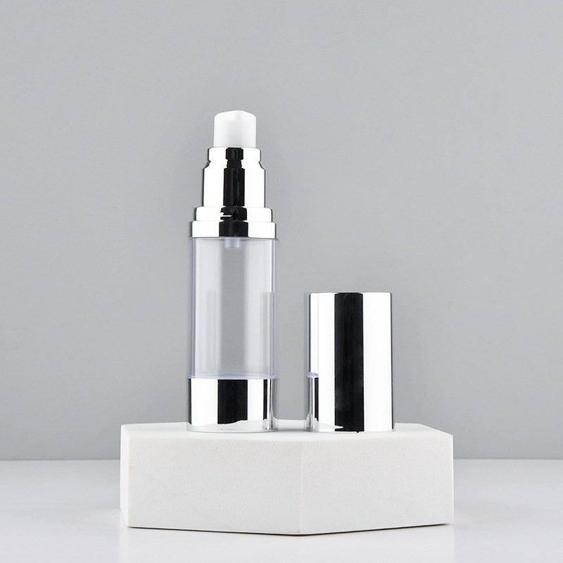 15ml 30ml 50mlUV plata caliente botella de vacío botella de loción spray niebla fina botella de mesa botella de prensa