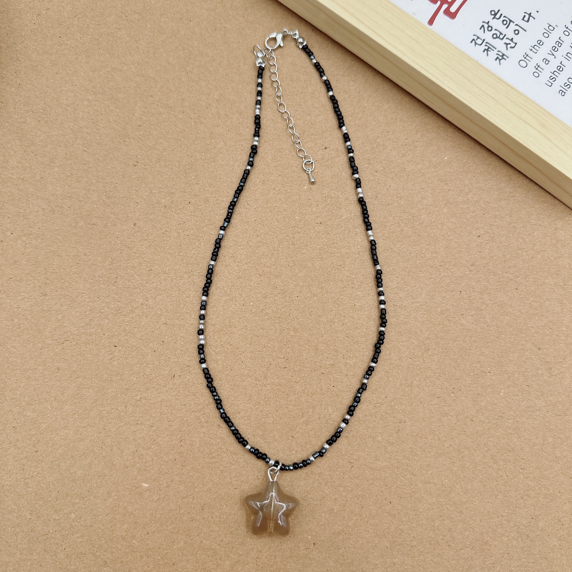 Style Simple Star Perle De Rocaille De Gros Pendentif display picture 3