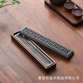 线香炉香插创意线香檀香沉香卧香盒熏香炉新中式复古家用摆件跨境