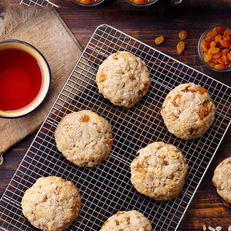 304不锈钢饼干冷却架 面包饼干晾架 蛋糕冷却架沾网架烘焙冷凉架|ms