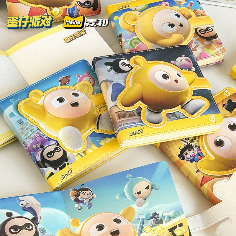 2024 NetEase оригинальная Egg Party магнитная книжка-гардероб, высокоточный справочник, квадратная цветная страница